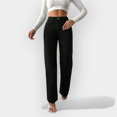 Celestelle™ | Jean taille haute à jambes larges