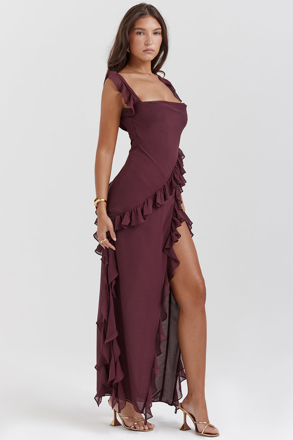 Celestelle™ | Robe maxi fendue élégante