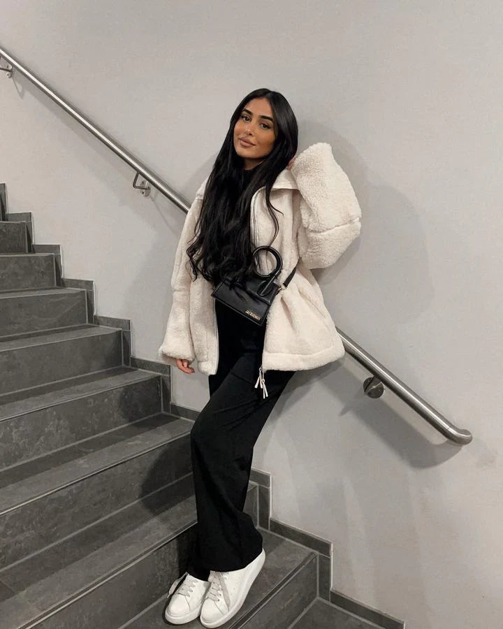 Célestelle™ | Manteau doux façon teddy