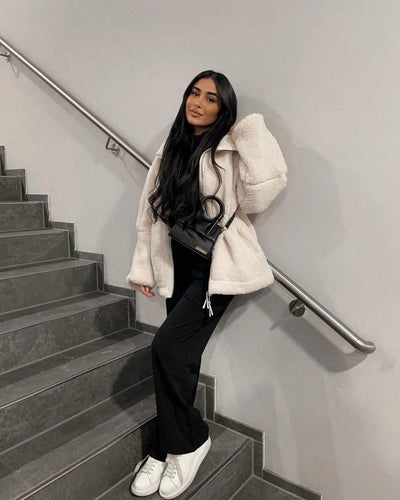 Célestelle™ | Manteau doux façon teddy