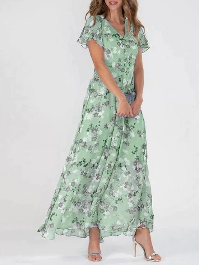 Celestelle™ | Robe maxi fleurie fluide