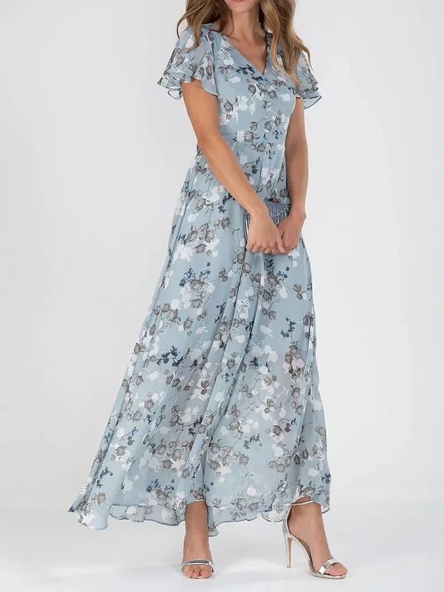 Celestelle™ | Robe maxi fleurie fluide