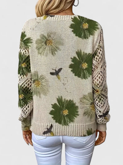 Celestelle™ | Pull élégant à motif fleuri