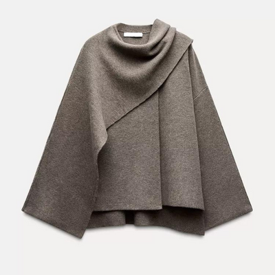Celestelle™ | Cape en laine asymétrique
