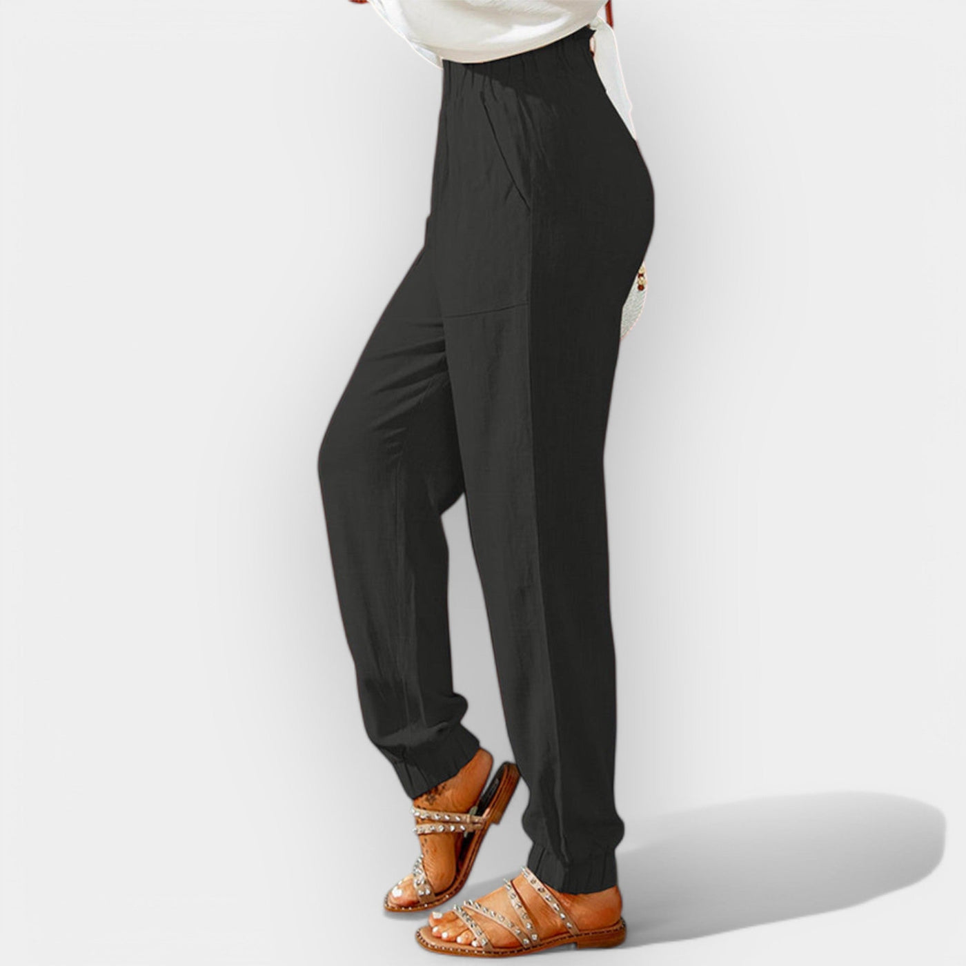 Celestelle™ | Pantalon taille haute élégant