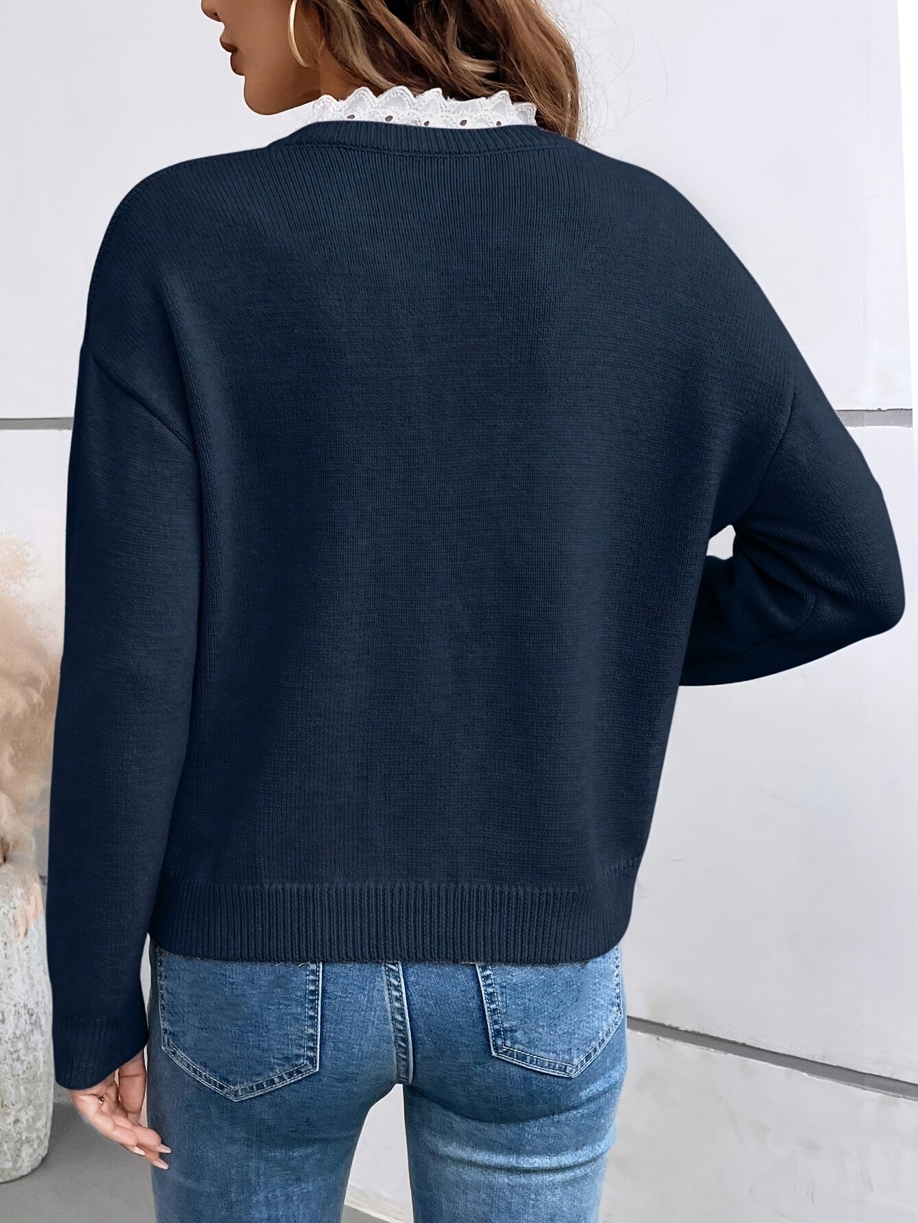 Célestelle™ | Pull délicat en dentelle