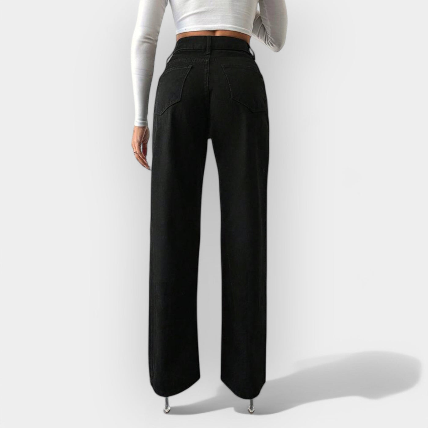 Celestelle™ | Jean taille haute à jambes larges