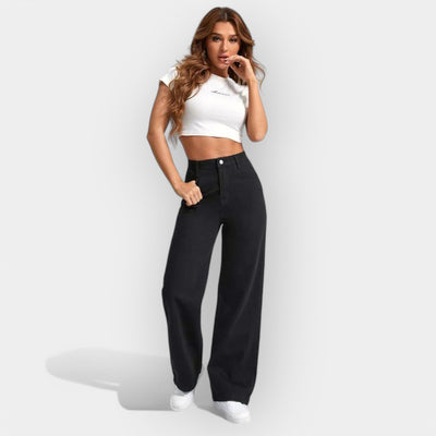 Celestelle™ | Jean taille haute à jambes larges