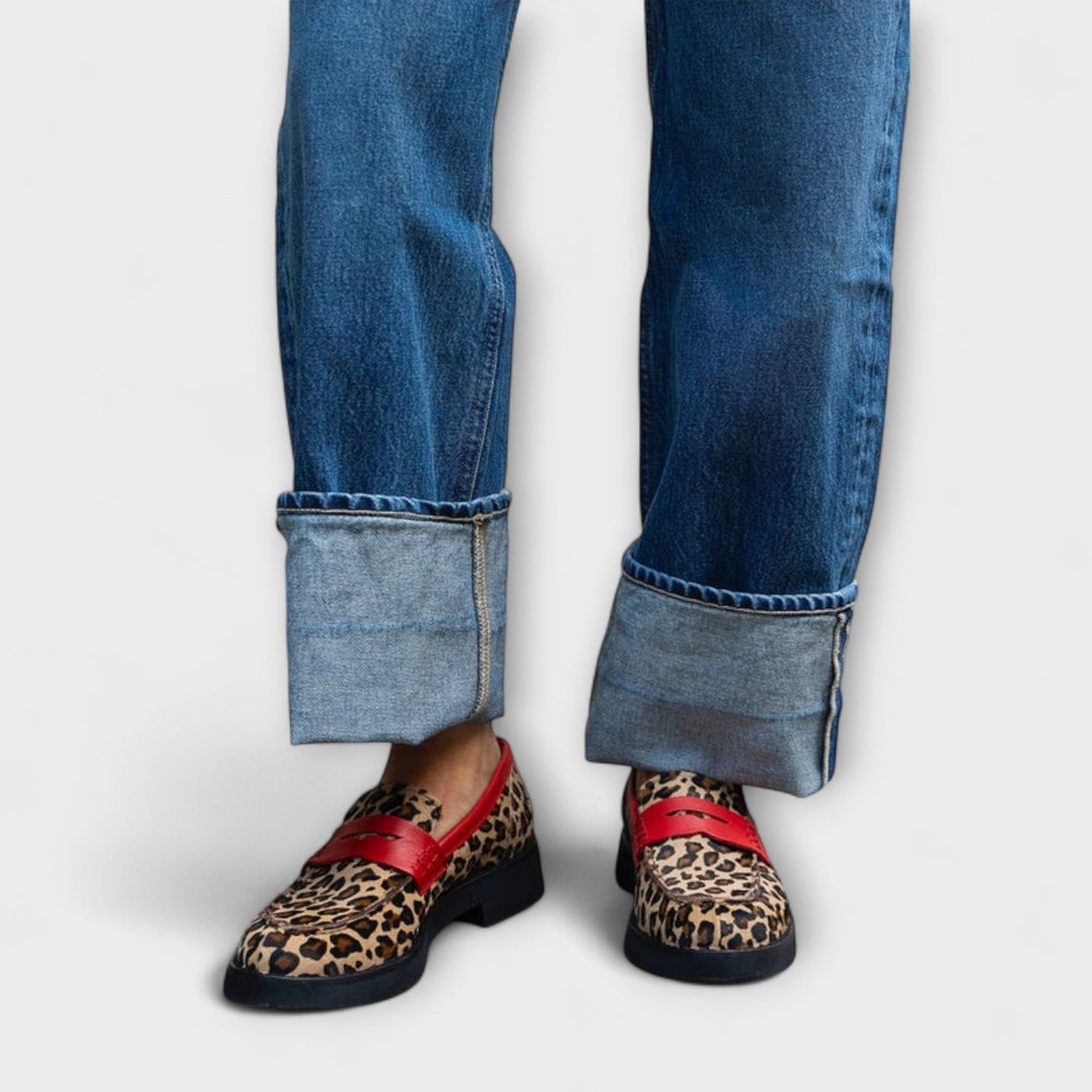 Celestelle™ | Loafer à imprimé léopard à bout rond