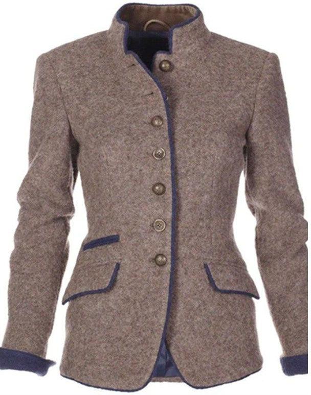 Célestelle™ | Cardigan élégant à col montant