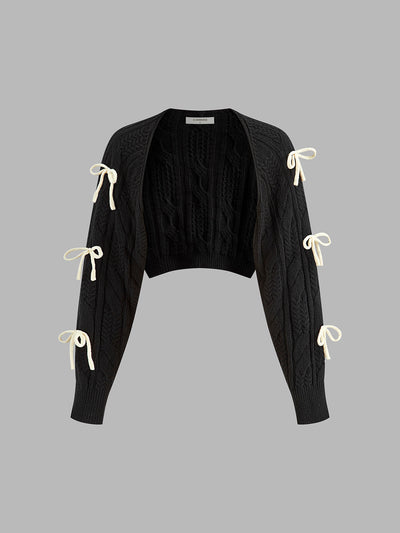 Celestelle™ | Cardigan en maille à nœuds