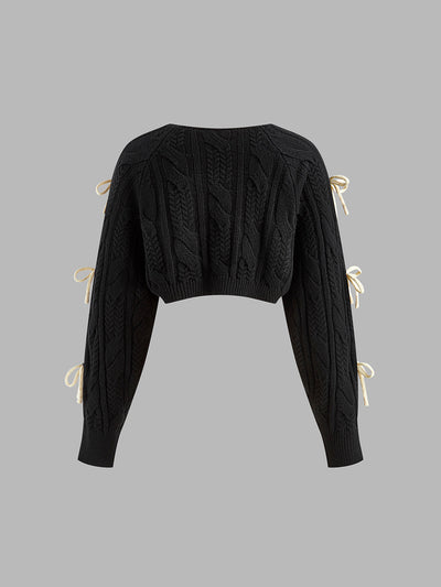 Celestelle™ | Cardigan en maille à nœuds