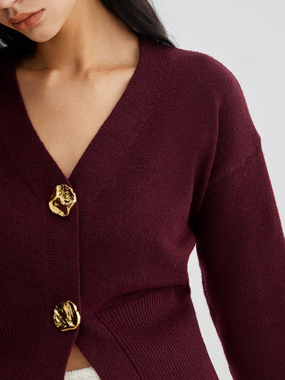 Celestelle™ | Cardigan en maille métallisée
