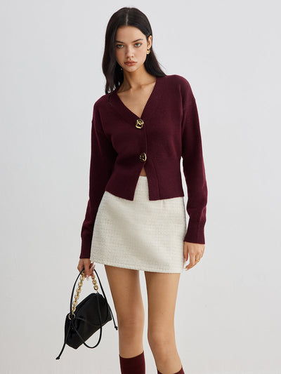 Celestelle™ | Cardigan en maille métallisée