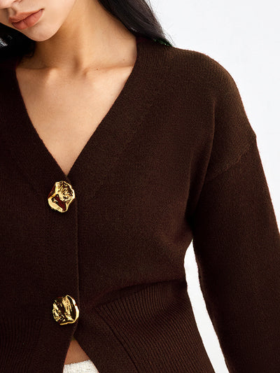 Celestelle™ | Cardigan en maille métallisée