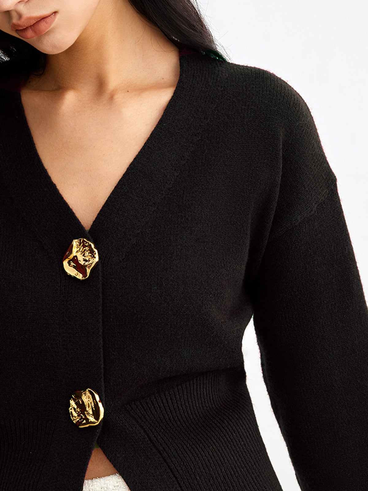 Celestelle™ | Cardigan en maille métallisée
