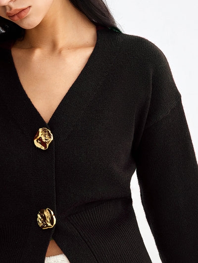 Celestelle™ | Cardigan en maille métallisée