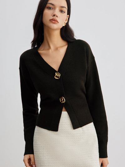 Celestelle™ | Cardigan en maille métallisée