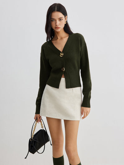 Celestelle™ | Cardigan en maille métallisée
