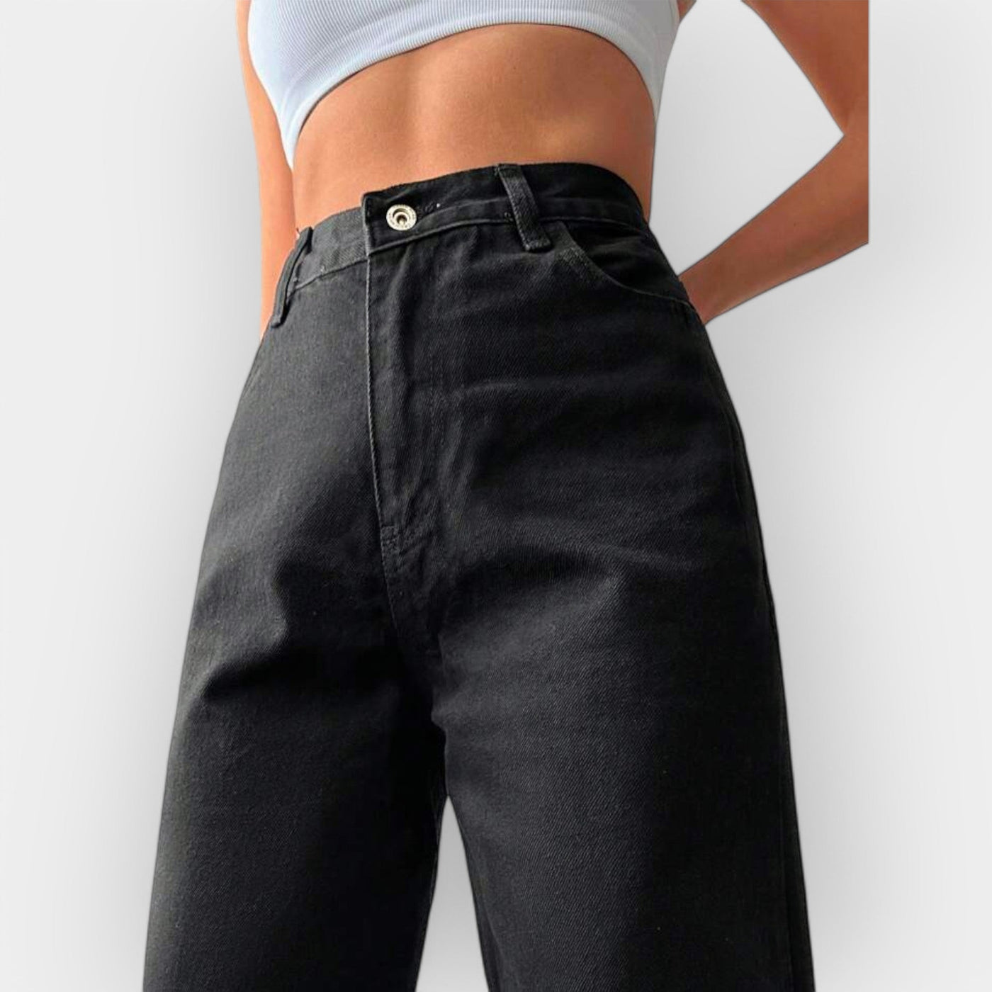 Celestelle™ | Jean taille haute à jambes larges