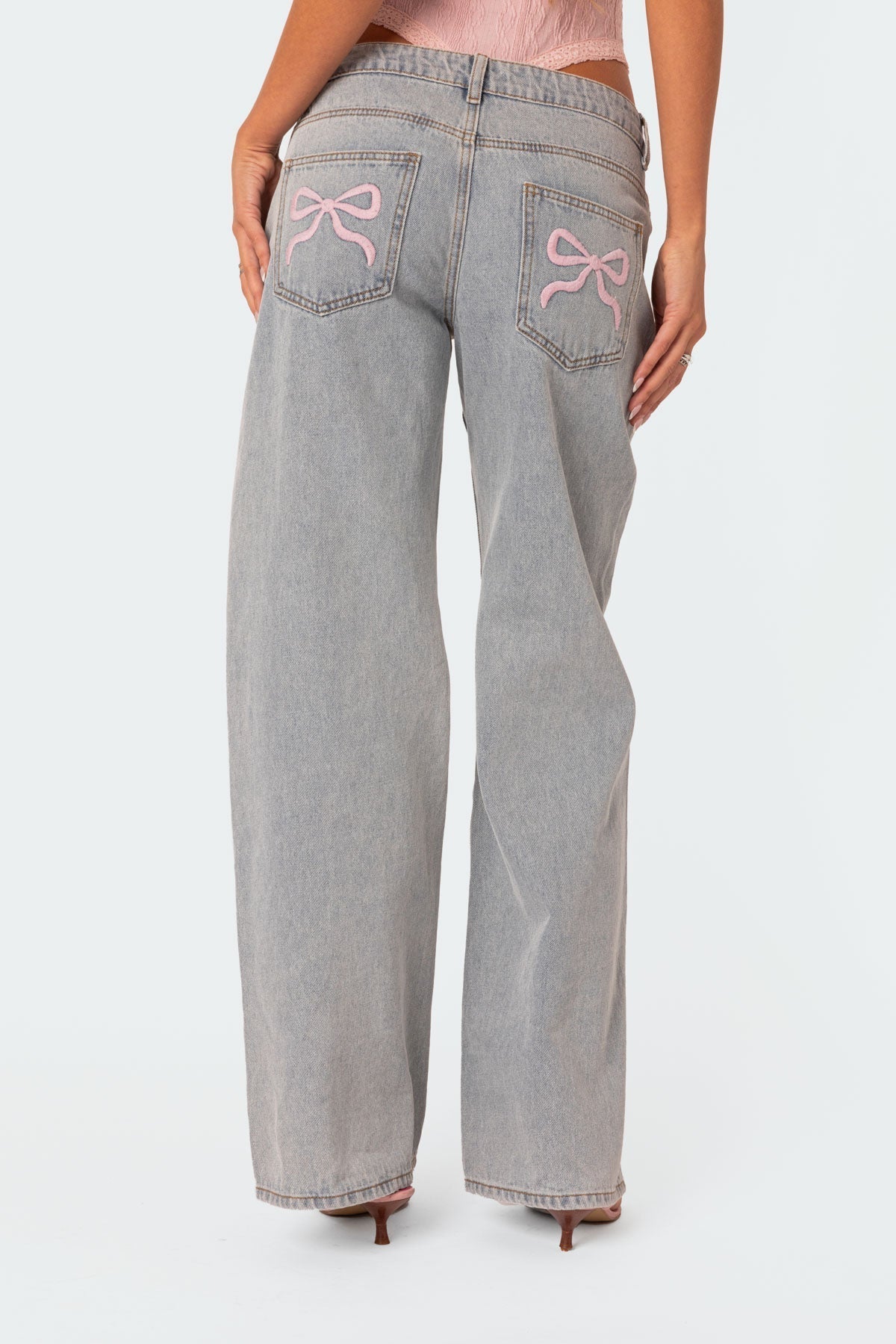 Celestelle™ | Jean féminin avec nœuds