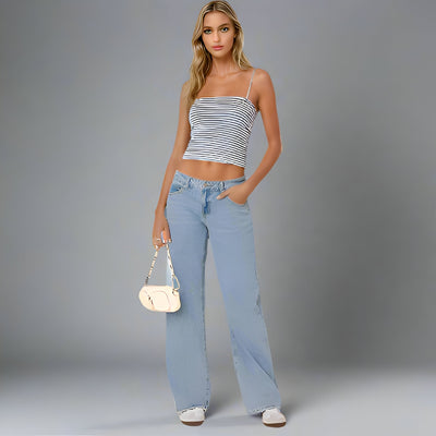 Celestelle™ | Jean taille basse moderne