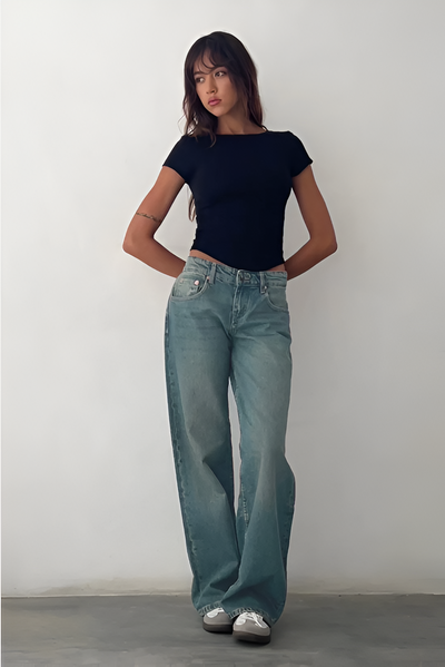 Celestelle™ | Jean taille basse moderne