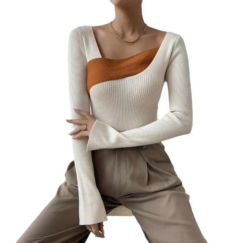 Celestelle™ | Haut côtelé asymétrique