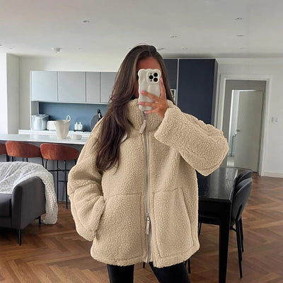 Célestelle™ | Manteau doux façon teddy