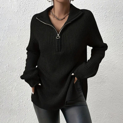 Celestelle™ | Pull à col V zippé élégant