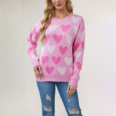 Celestelle™ | Pull en maille à motif cœur