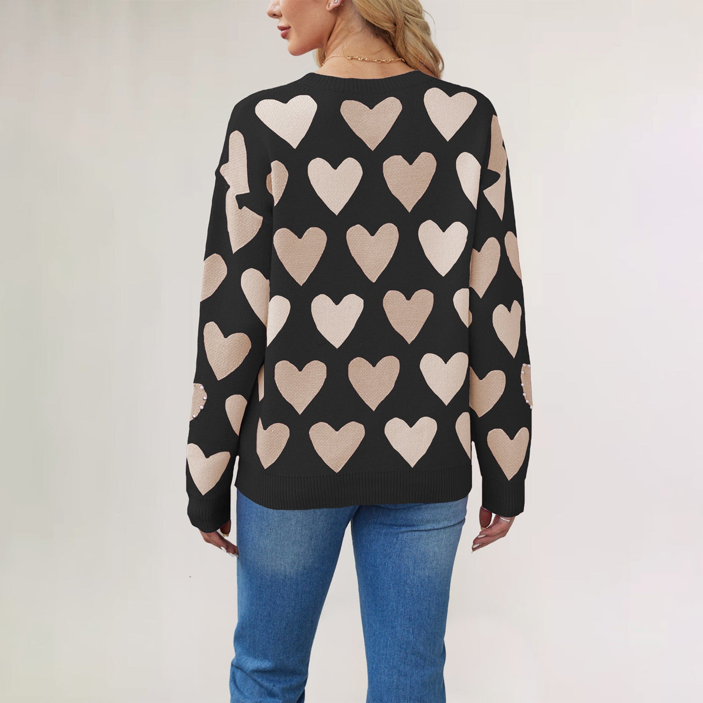 Celestelle™ | Pull en maille à motif cœur