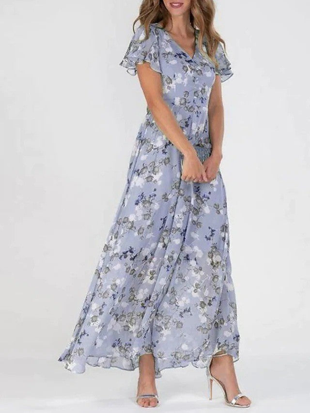 Celestelle™ | Robe maxi fleurie fluide