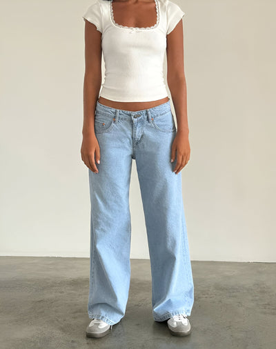 Celestelle™ | Jean taille basse moderne