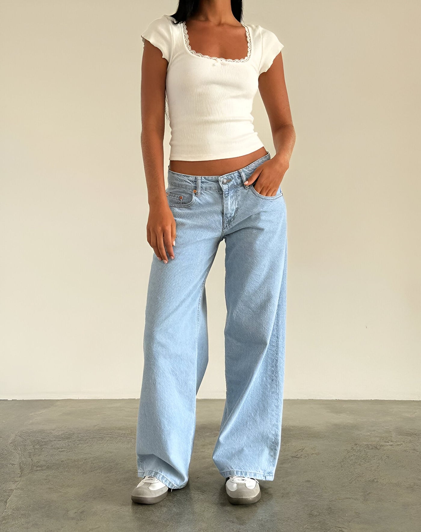 Celestelle™ | Jean taille basse moderne