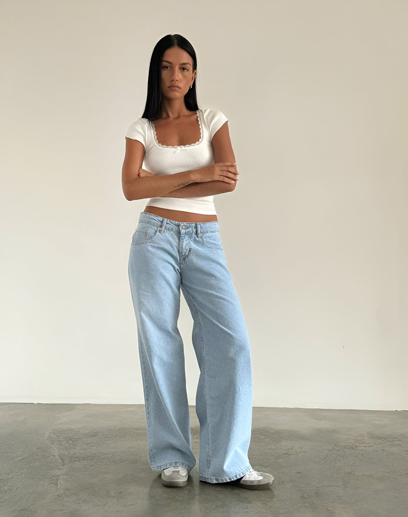 Celestelle™ | Jean taille basse moderne