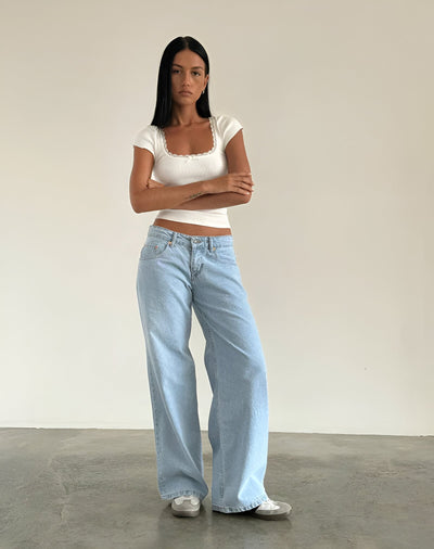 Celestelle™ | Jean taille basse moderne