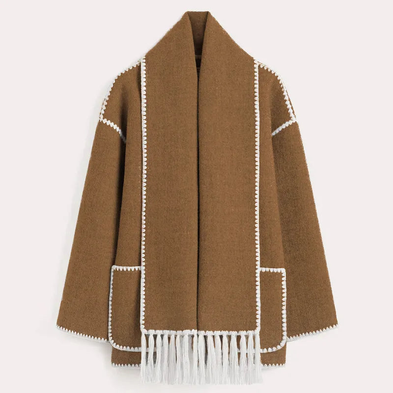 Celestelle™ | Veste ample chic à détails raffinés