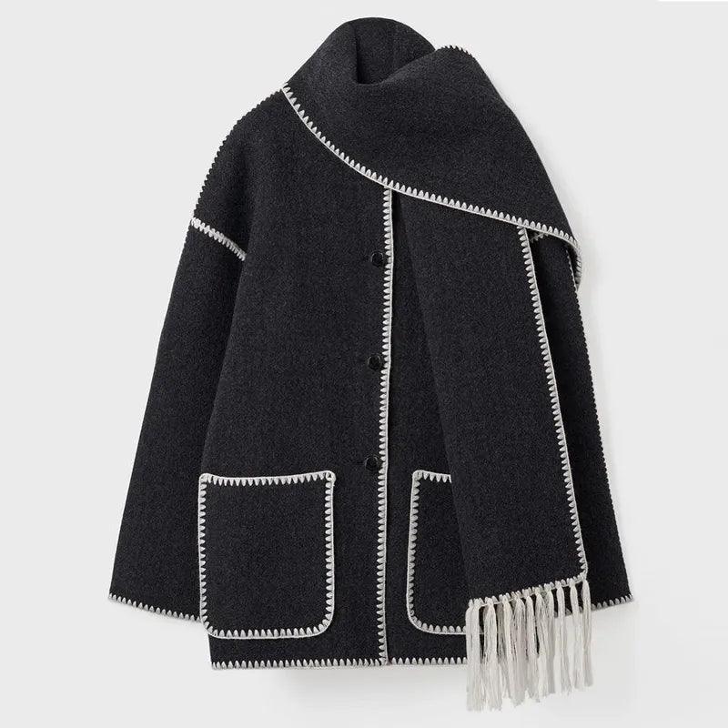 Celestelle™ | Veste ample chic à détails raffinés