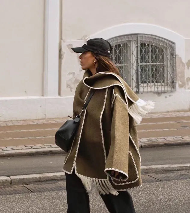 Celestelle™ | Veste ample chic à détails raffinés