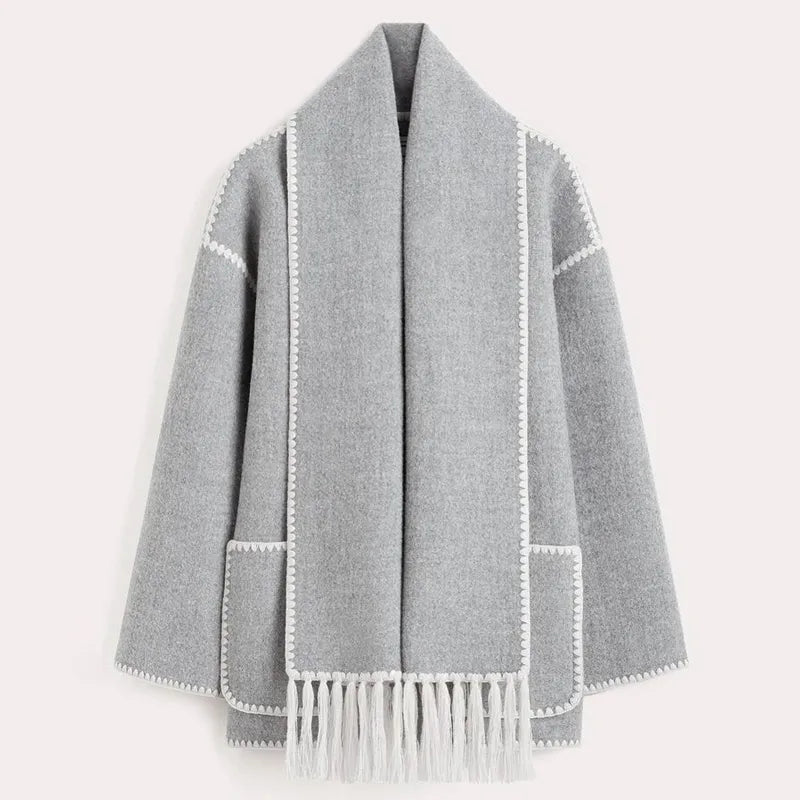 Celestelle™ | Veste ample chic à détails raffinés