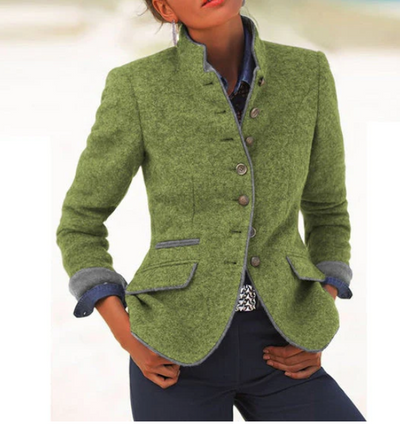 Célestelle™ | Cardigan élégant à col montant