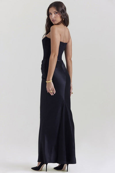 Celestelle™ | Robe corset satinée