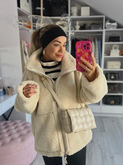 Célestelle™ | Manteau doux façon teddy