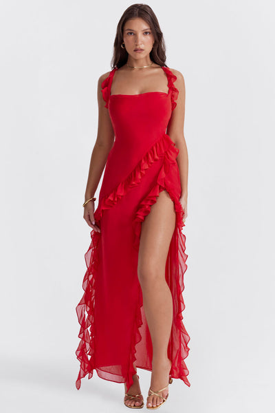 Celestelle™ | Robe maxi fendue élégante