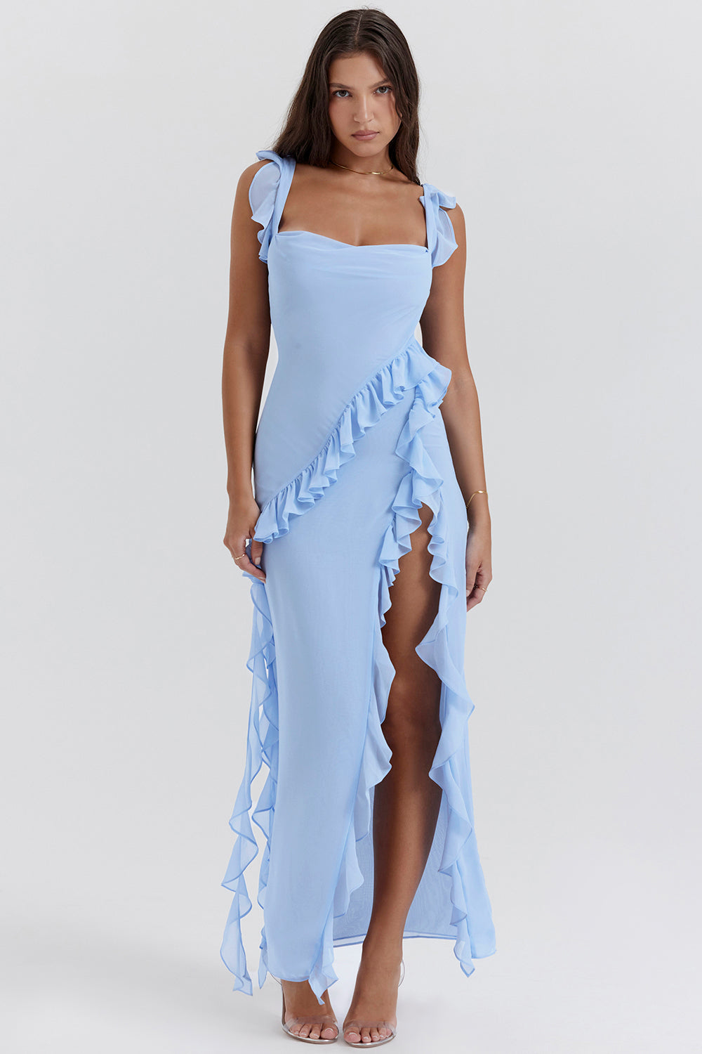 Celestelle™ | Robe maxi fendue élégante
