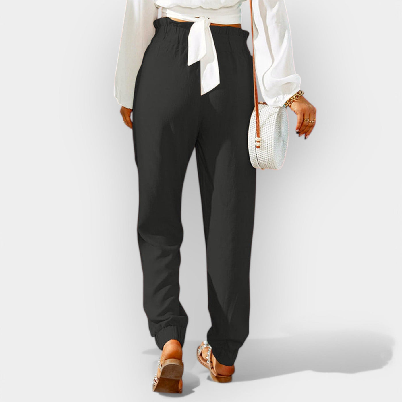 Celestelle™ | Pantalon taille haute élégant