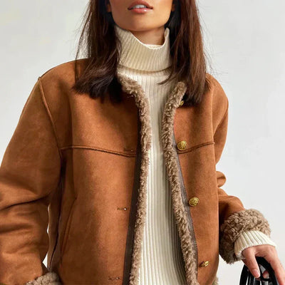 Celestelle™ | VESTE EN CUIR CHAUDE ET RAFFINÉE