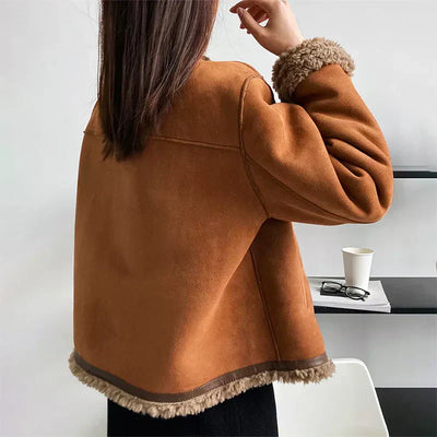 Celestelle™ | VESTE EN CUIR CHAUDE ET RAFFINÉE
