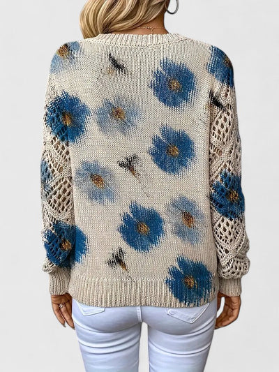 Celestelle™ | Pull élégant à motif fleuri